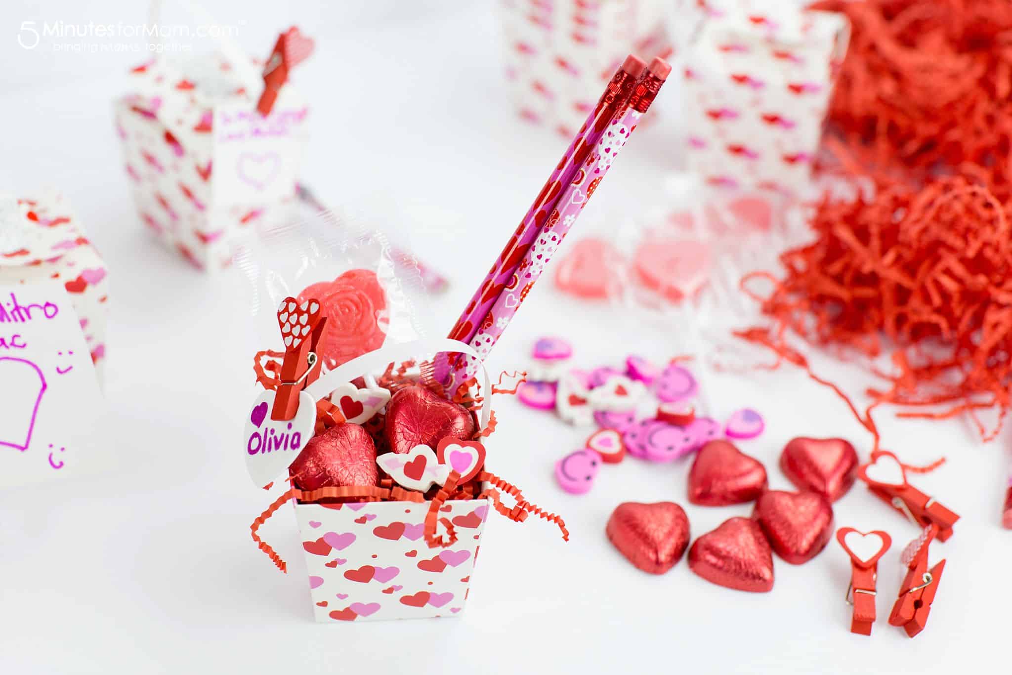 Fast and Easy Dollar Store Valentine Ideas - 5 Minutes for Mom